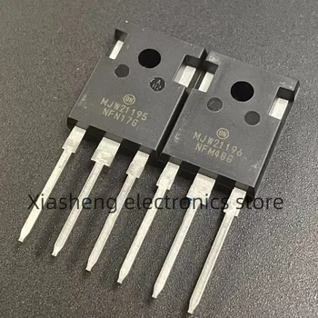 100% Новый и оригинальный 1 пара Транзисторов Аудиоусилителя MJW21195 + MJW21196 TO-247 Мощные транзисторы Хорошего качества