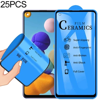 25 шт. для Samsung Galaxy A21s 2.5D с полным покрытием керамической пленкой