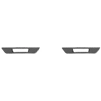 2X Кнопка блокировки сиденья с памятью из углеродного волокна, рамка, наклейка на накладку, Аксессуары для интерьера BMW-5 серии G30 2018-2021