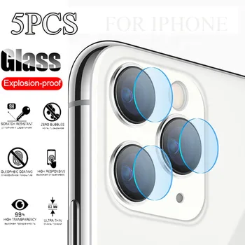 5шт Защитный Стеклянный Объектив Задней Камеры Apple iPhone 11 Pro Max SE2 2020 X XS XR 6 6S 7 8 Plus SE 2 I Защитная Пленка Для Экрана Телефона