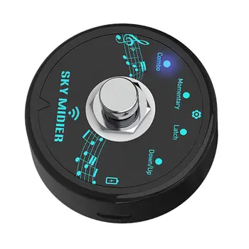 Bluetooth MIDI Контроллер Перезаряжаемый Легкий MIDI Музыкальное Программное Обеспечение Bias MIDI Ножной Контроллер Педаль Музыкальные Инструменты