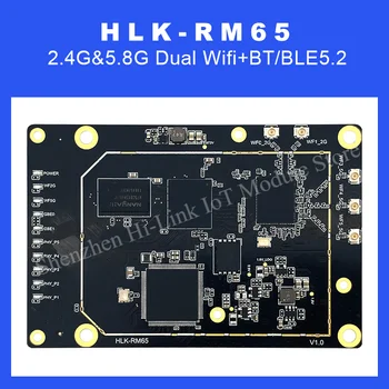 Hilink Гигабитный Модуль маршрутизации WiFi6 AX3000 MT7981B с двухъядерным процессором основной частоты 1,3 ГГц MT7981B + MT7976C + MT7531A чипсет HLK-RM65