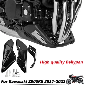 Newmotorcycle Брюшной Поддон Нижний Обтекатель Шасси Защита Двигателя Защитная Крышка Для Kawasaki Z900RS 2018-2021 Черный