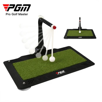 PGM Professional Golf Swing Puting Тренировочный коврик для гольфа с вращением на 360, Тренажер для клюшек, учебные пособия для начинающих HL007