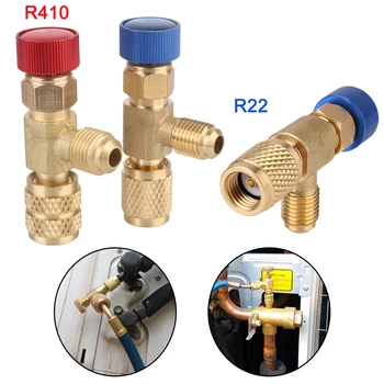 R22 R410 Инструмент для ремонта кондиционеров переменного тока и охлаждения фторидом 1/4 