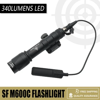 Tatical M600 M600C Скаутский фонарик 340 люмен светодиодный фонарь для охотничьего ружья с двойной функцией Ленты Swtich