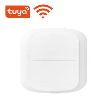 Tuya WiFi/ 2 Gang Wireless 6 Scene Switch Кнопочный Контроллер с Батарейным Питанием Сценарий Автоматизации для Устройств Tuya