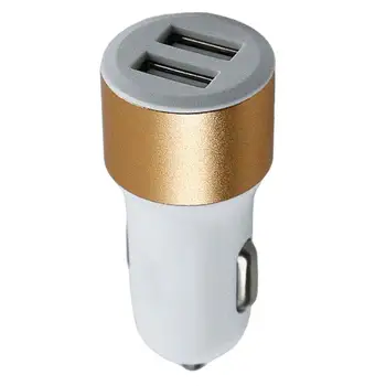 Автомобильное зарядное устройство USB C быстрой зарядкой 12-24 В, два порта USB-зарядного устройства, удобное автомобильное зарядное устройство USB C для телефона, адаптер автомобильного зарядного устройства USB для
