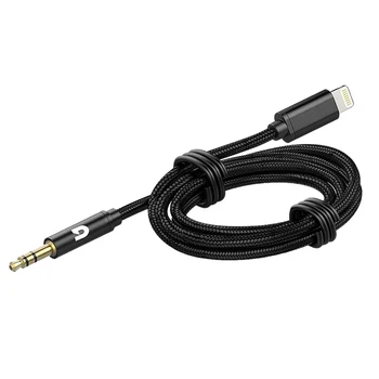 Автомобильный AUX-кабель для iPhone Аудиокабель Aux-кабель до 3,5 мм Премиум-аудио для автомобильных стереосистем iPhone 13 Pro-8 Plus