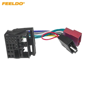Автомобильный радиоприемник FEELDO аудио Адаптер жгута проводов ISO для Volkswagen Auto Stereo ISO проводных головных устройств