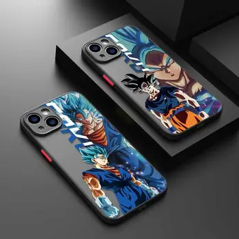 Аниме Dragon-Balls Чехол Для Телефона iPhone 14 13 12 11 Pro Max 6 6S 7 8 Plus SE 2022 XS XR X 12 Mini С Жестким Матовым Корпусом