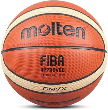 Баскетбольный мяч Molten GM7X РАЗМЕР 7 Официальное сертификационное соревнование по баскетболу, стандартный мяч для мужчин и женщин, Тренировочная команда по бейсболу.