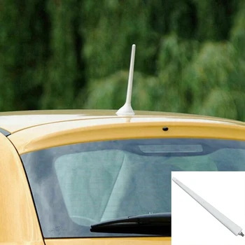 Белые короткие автомобильные радиоантенны Антенна Антенная мачта Антенна для Fiat 500 51910790 Замена