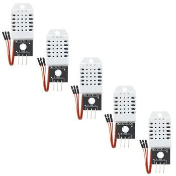 Датчик температуры и влажности для Arduino, для Raspberry Pi - включая соединительный кабель, 5 штук Простота установки Простота в использовании