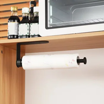 Держатель для полотенец для рук, установленный под шкафом, кухонная нержавеющая настенная вешалка для полотенец для домашней кухни
