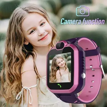 Детские смарт-часы-телефон, профессиональный водонепроницаемый видеозвонок, SOS, LBS, WIFI, дистанционный монитор, детские смарт-часы