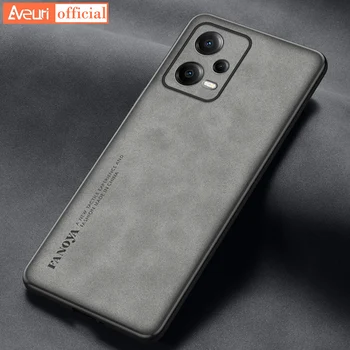 Для Redmi Note 12 Turbo Cover Coque Роскошный Чехол Для телефона из Искусственной Кожи Xiaomi Redmi Note 12 4G 12 Pro Plus 5G Силиконовый Матовый Чехол
