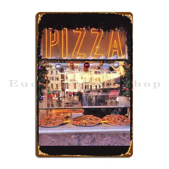 Итальянская Пицца Металлическая Вывеска Ретро Индивидуальные Персонализированные Гаражные Ретро Жестяные Вывески Плакат