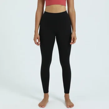 Йога голая йога брюки для женщин с высокой талией размера плюс бег обтягивающие эластичные спортивные фитнес брюки