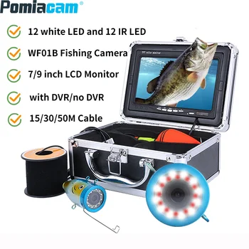 Кабель Подводной Камеры WF01B Водонепроницаемая Камера Подводная Видеокамера 7-Дюймовый ЖК-Монитор Эхолот HD 1200TVL Рыболовная Камера
