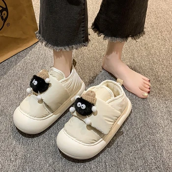 Корейская обувь, женская обувь, платье 2023, Зимняя удобная базовая обувь из искусственной резины, модные тапочки среднего размера, горки, зимняя обувь для женщин, Mo