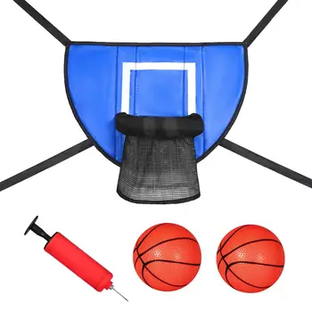 Мини-Баскетбольное Кольцо для Батута Прочная Универсальная Баскетбольная Стойка-Батут