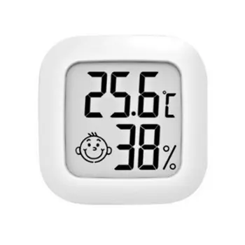 Мини-термометр для помещений, цифровой ЖК-датчик температуры, измеритель влажности, комнатный гигрометр.