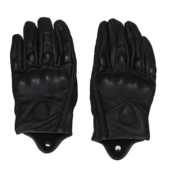 Мотоциклетные Перчатки в стиле ретро из натуральной кожи, Водонепроницаемые Перчатки для Мотокросса, Перчатки M-XL