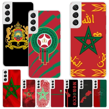 Мягкий чехол с принтом флага Марокко для Samsung Galaxy Note 8 9 10 + 20 Чехол Ultra M21 M30S M32 M51 для телефона J4 J6 Plus J8