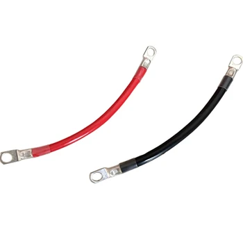 Не содержащий кислорода медный кабель заземления с клеммой, Утолщенный провод для электромобиля, кабель заземления из смолы и эластомера, проводка прицепа