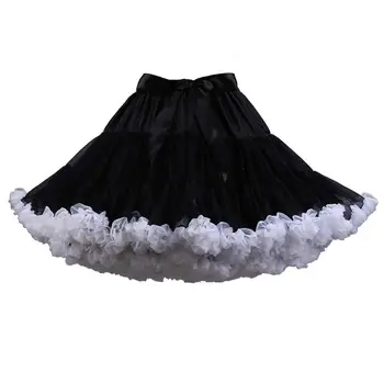 Нижняя юбка из тюля для женщин, многослойные танцевальные юбки, Короткая нижняя юбка
