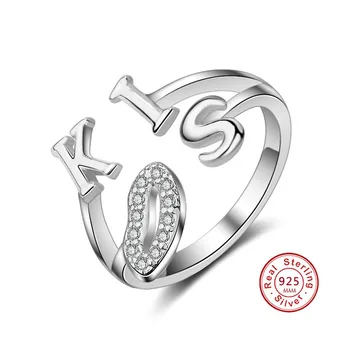 Новый серебряный цвет ювелирное кольцо для женщин открытое обручальное кольцо законодатель моды поцелуй личность панк anillos mujer anel feminino