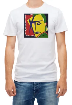 Обложка альбома рок-группы XTC Мужская футболка с коротким рукавом F266