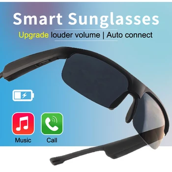 Обновленные солнцезащитные очки Smart Bluetooth V5.3, многофункциональные солнцезащитные очки, беспроводные наушники TWS, технология black для мужчин и женщин