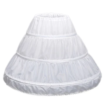 Обруч для детской нижней юбки белый шнурок на талии кружевное свадебное платье аксессуары детская пачка faldas under jupon дешево saia crinolina