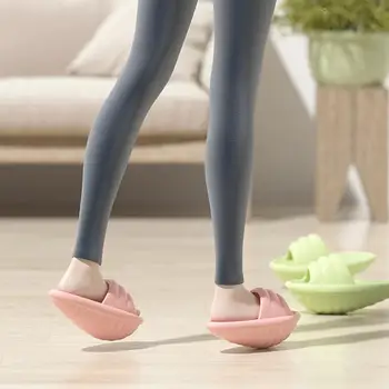 Обувь для похудения ног Прочная обувь для коррекции фигуры EVA для похудения Надежные многофункциональные тапочки с изогнутым балансом
