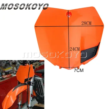 Оранжевый Передний Номерной Знак Мотоцикла для SX SXF XCF 125 350 450 MX Enduro Racing Motocross Dirt Bike Plate 2013-2015