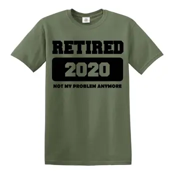 Пенсионер 2020 Больше не моя проблема, футболка с забавным подарком для папы на пенсию
