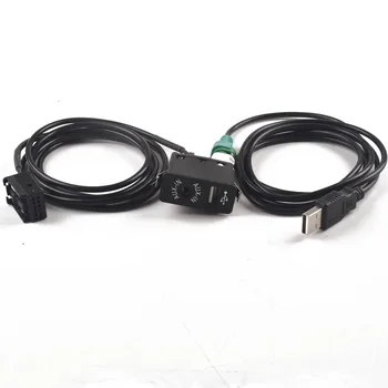 Переключатель USB Aux + кабельный адаптер 12PIN для BMW E85 E86 Z4 E83 X3 для MINI COOPER