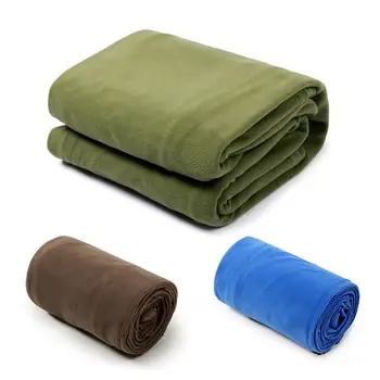 Портативный флисовый спальный мешок для кемпинга на открытом воздухе, Палатка-кровать, теплый спальный мешок для путешествий, аксессуары для кемпинга и пешего туризма