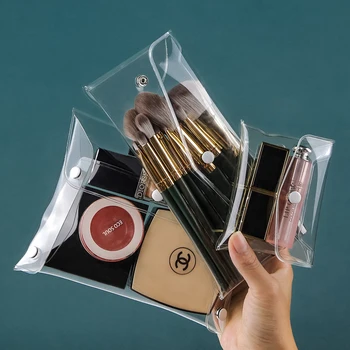 Прозрачный ПВХ сумка для хранения портативный путешествия макияж кисти губная помада держатель ювелирных изделий сумка карандаш ручка органайзер контейнер биг-бэги