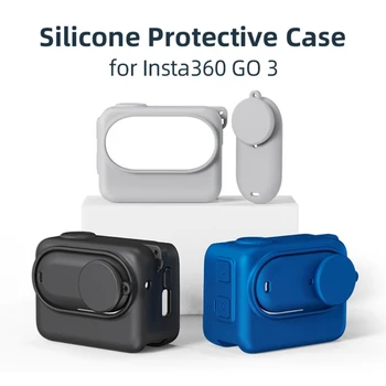 Пылезащитный Силиконовый Чехол Для корпуса камеры Insta360Go3 Защита Объектива От Царапин 45BA