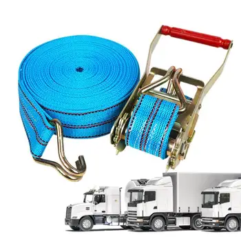 Ремни для крепления грузовика, Износостойкий ремень с храповиком, утолщенные ремни для грузовика, 4x150 см, самоблокирующаяся сумка для крепления груза, металлическая пряжка