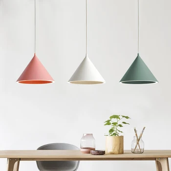 Скандинавские прикроватные подвесные светильники современная минималистичная лампа для спальни, лампа для столовой, лампа для прохода в бар, лампа для лестницы