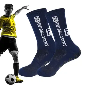 Спортивные носки для взрослых, нескользящие, впитывающие влагу Футбольные носки до колена, Удобные спортивные носки для катания на роликовых коньках, баскетбола