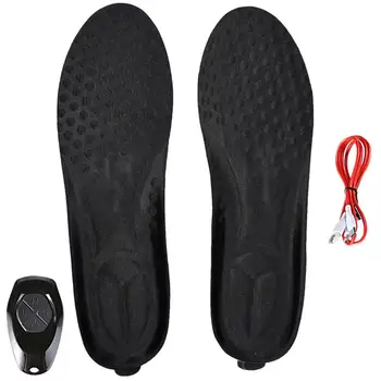 Стельки-грелки для ног Беспроводные электрические нагревательные вставки для обуви Грелка для ног Перезаряжаемая С дистанционным управлением Для мужчин и женщин На открытом воздухе