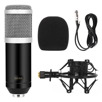 Студийный конденсаторный микрофон BM800 mikrofon mic Для KTV Radio Braodcasting Запись Пения компьютерный концертный набор