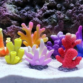 Украшение аквариума с искусственными коралловыми рыбками Имитирует Морскую звезду, Рифовый пейзаж из смолы, Украшение аквариума, Ремесленное Украшение столешницы