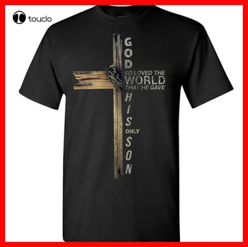 Футболка с крестом Сына Божьего Иисуса Христа Christian 9 John 3: 16 Bible Tee Love World