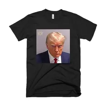 Футболка с фотографией Трампа 2023, забавная и креативная футболка с фотографией Трампа, футболки с фотографией Трампа 2023 для взрослых, молодежный подарок Trump Cos